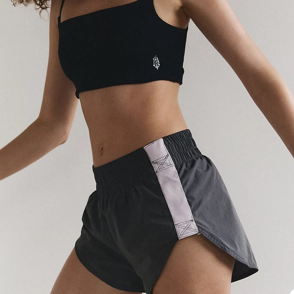 FP Movement by Free People Charcoal Athletic Shorts - Picture 2 of 6